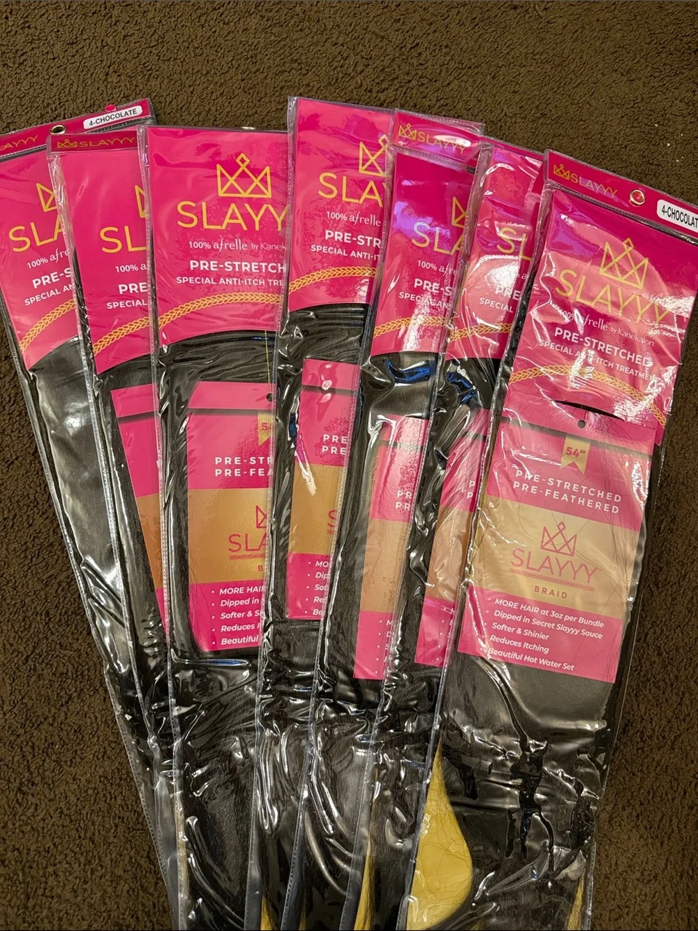 Hair Wraps - Chocolate Brown (4-Chocolate)